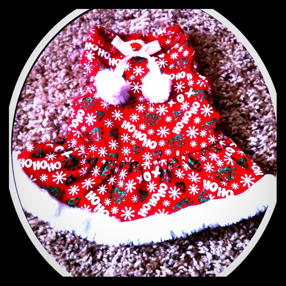 Reserved...Christmas dog xxs dress BASICALLY NEW