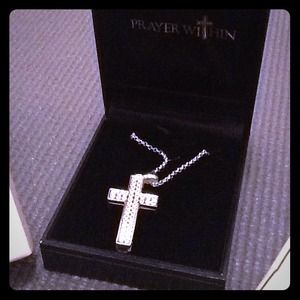 Prayer Within cross necklace