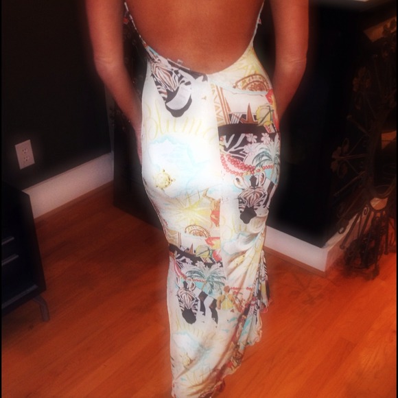 SEXY Blue Marine dress ON SALE - Picture 2 of 4