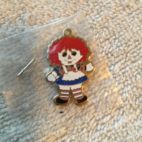 Raggedy Ann necklace pendant