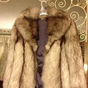 Faux fur coat
