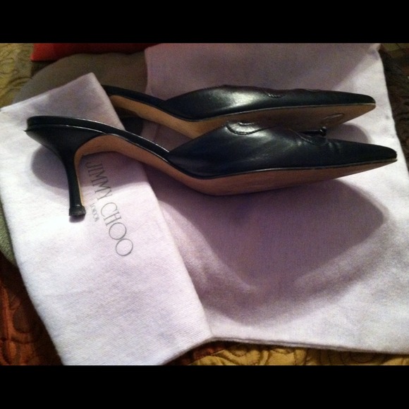 👠JIMMY CHOO BLACK SHOES - Picture 3 of 4