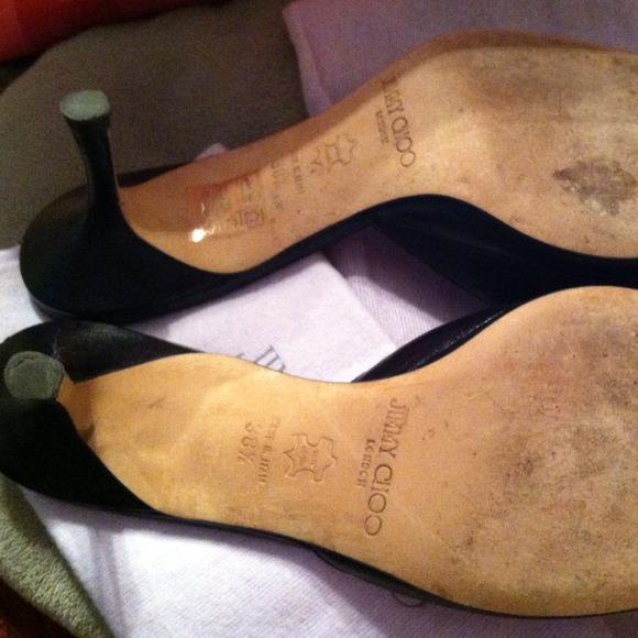 👠JIMMY CHOO BLACK SHOES - Picture 4 of 4