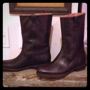 J. Crew Brewster Midcalf boots in brown