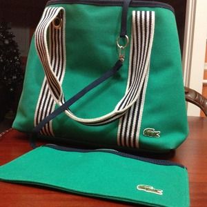 RESERVED @esd25 Lacoste handbag w/ pouch & dress.