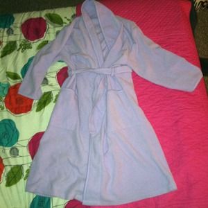 3/4 length sleeve lavender robe