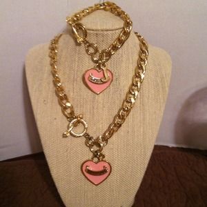 *SOLD***Juicy Couture bracelet & necklace
