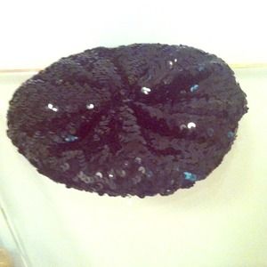 Sequined beret