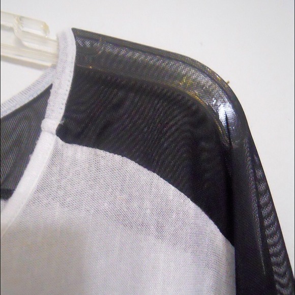 Milky Way oversized long-sleeved top mesh sleeves - Picture 2 of 3