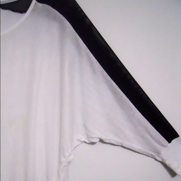 Milky Way oversized long-sleeved top mesh sleeves - Picture 3 of 3