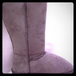 Long suede warm boots