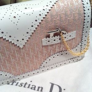 Dior Handbags - Christian Dior D'Trick pink & white shoulder bag Dior Handbags - Christian Dior D'Trick pink & white shoulder bag