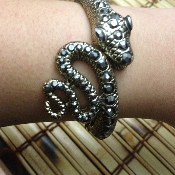 Snake gold bracelet