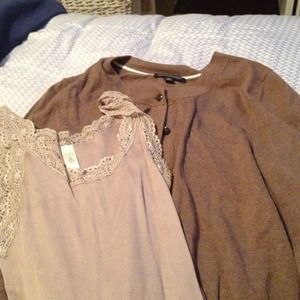 BP sweater set, A&E shorts and lucky jeans bundle