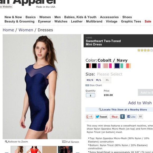 American Apparal Dress