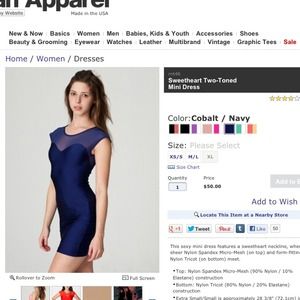 American Apparal Dress