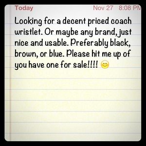 Need wristlet!!
