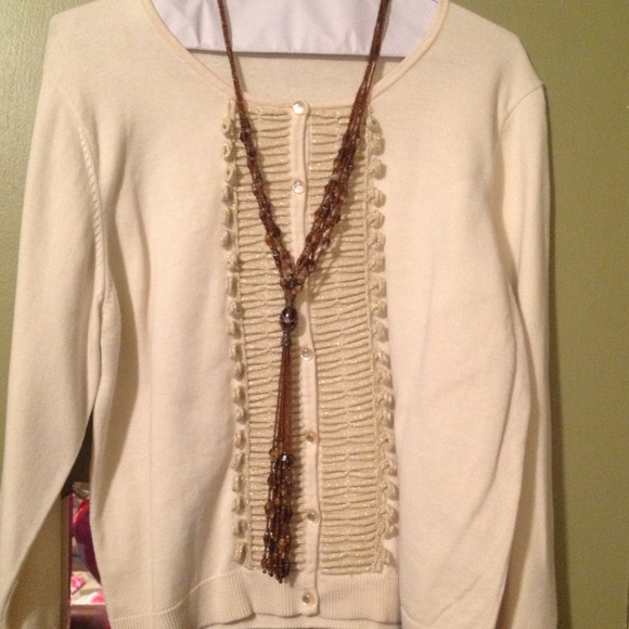 Reduced Brown beaded necklace