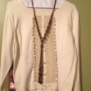 Reduced Brown beaded necklace