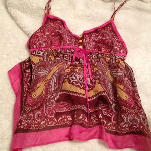 Pink cute top from a French brand Naf Naf
