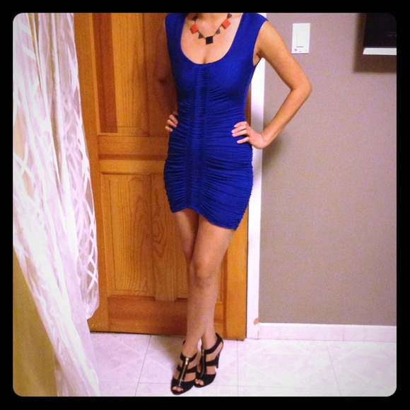Blue Cocktail Dress