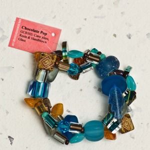 Chocolate Pop Glass Candy Bracelet
