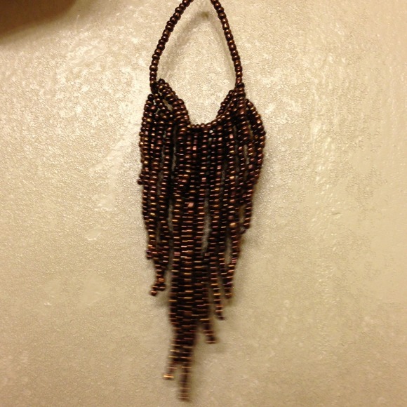Bronze Colored Earrings - Picture 2 of 2