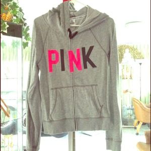 Reserved Victoria's Secret PINK zip-up sz:S