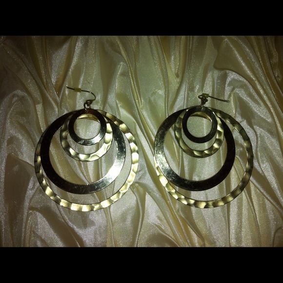 Super cute golden bronze earrings - Picture 1 of 1