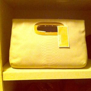 Snakeskin Michael Kors clutch...NEW!!