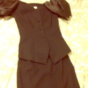 Fancy "Black-Tie"  skirt and top.