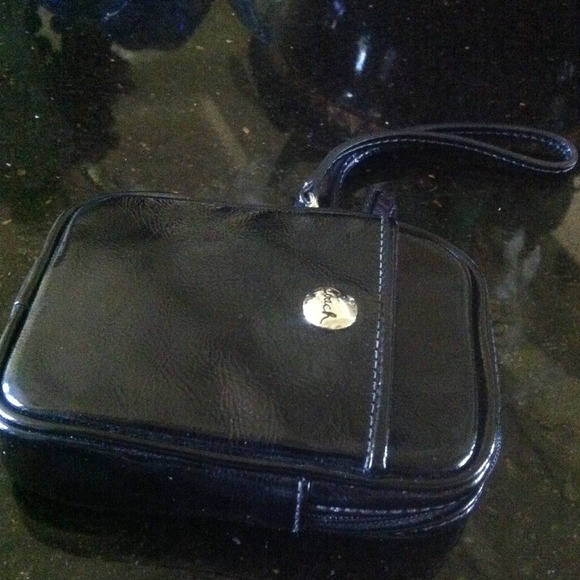 Coach Black Patent Holder