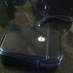 Coach Black Patent Holder