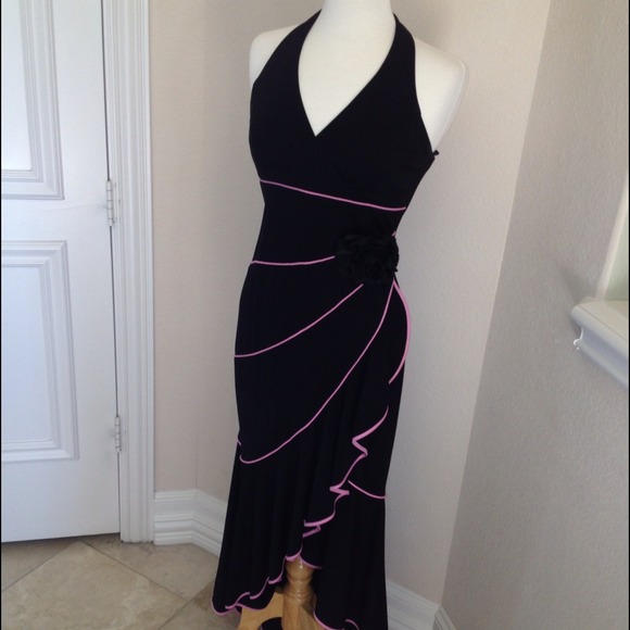 Reduced!!!! Black and Pink Flamingo Dress