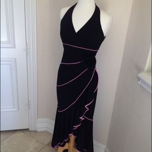 Reduced!!!! Black and Pink Flamingo Dress