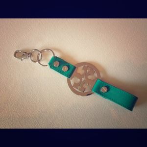 Tory Burch Logo Keychain