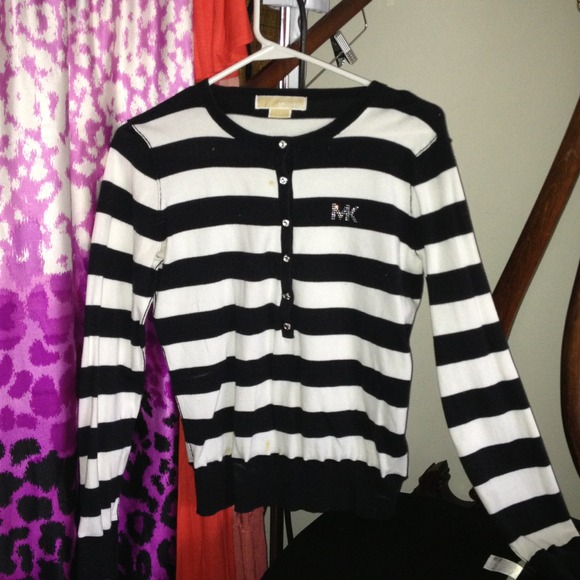 ✨Sold in bundle✨Michael Kors striped sweater 💜