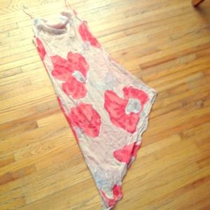 VS silk asymmetrical nightie, med