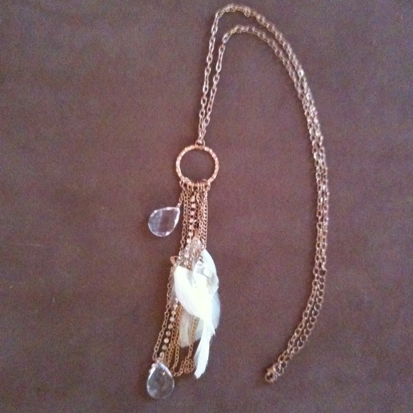Feather necklace