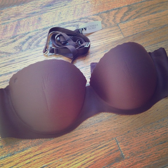 👙New Brown strapless VS Angels Secret Embrace bra