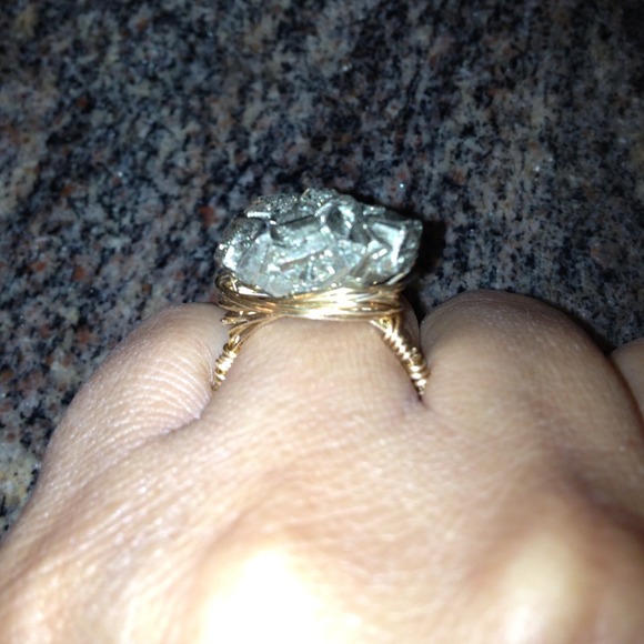 Handmade wrapped wire ring - Picture 1 of 4
