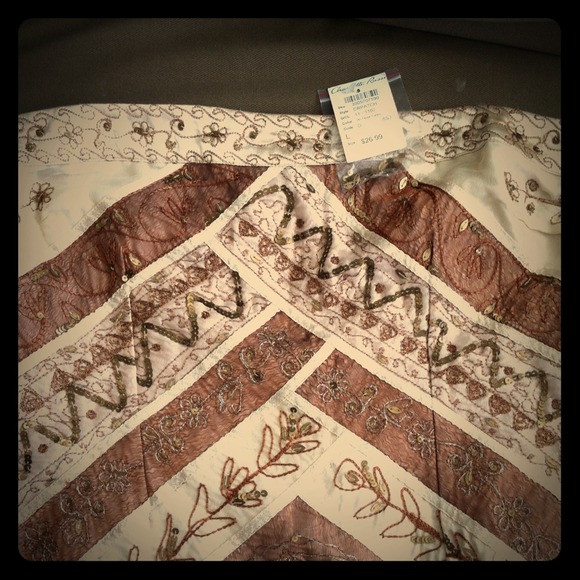 Corset top with zipper