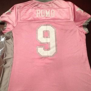 Pink Tony Romo jersey