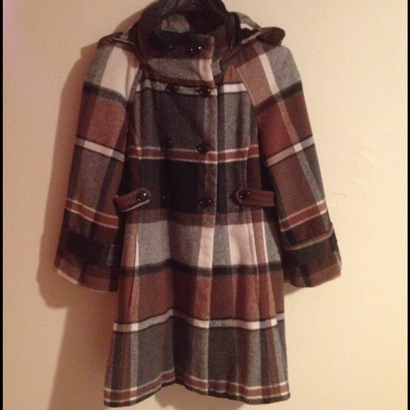 REDUCED! "ZARA" plaid coat - Picture 2 of 4