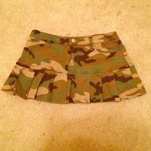 Army skirt.