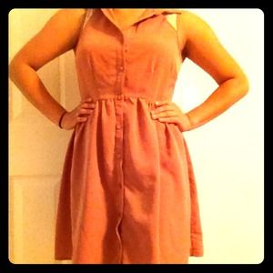 Barely-Worn Cute Button-Up Sleeveless Summer Dress