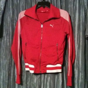 *REDUCED* Red Puma Track Jacket