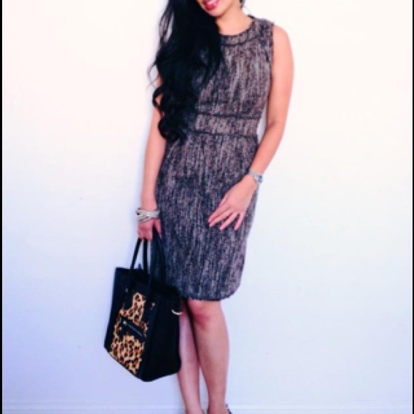 ⛔SOLD BUNDLED⛔Michael Kors Brown Tweed Dress.