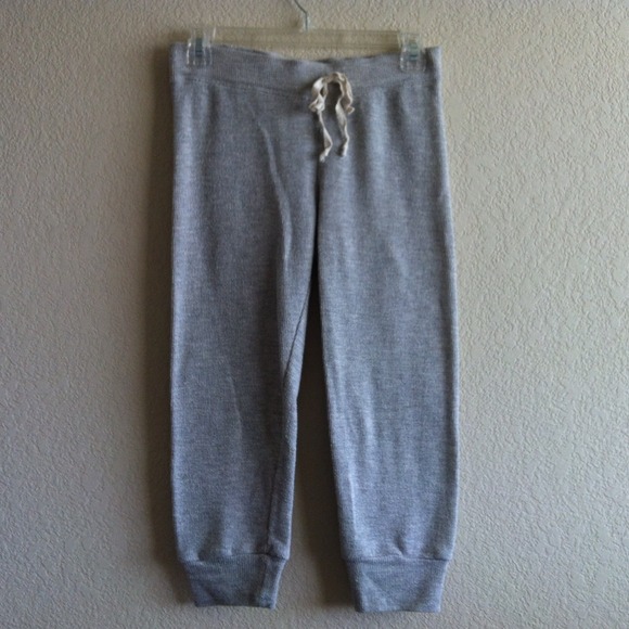 Fancy Knit Gray Lounge Pants