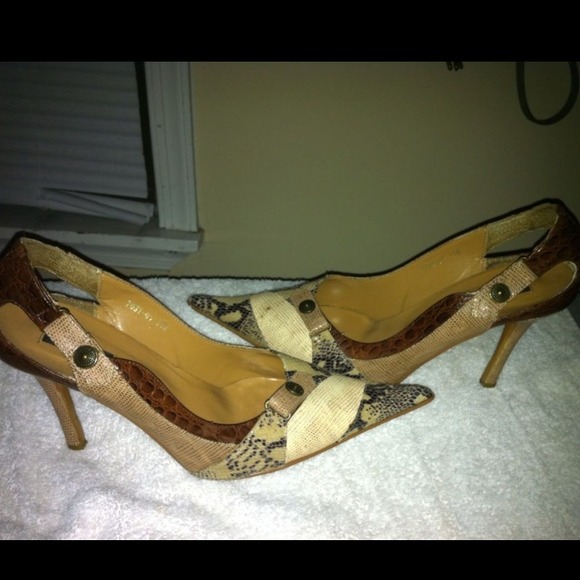 N.Y.L.A Printed Heels Size 11
